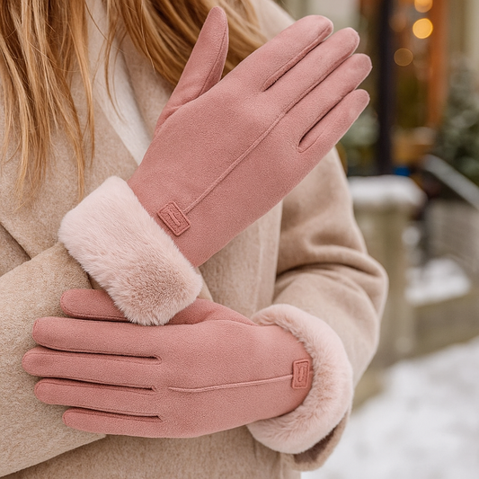 Guantes Invierno Mujer Forro Polar Suave - Vestiria