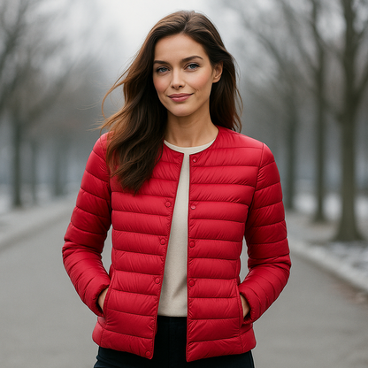 Chaqueta abrigada ligera mujer invierno - Vestiria