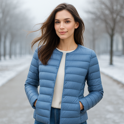 Chaqueta abrigada ligera mujer invierno