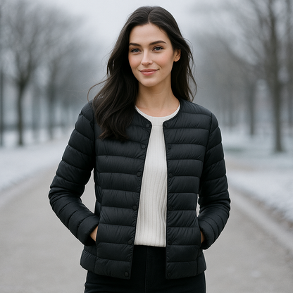 Chaqueta abrigada ligera mujer invierno