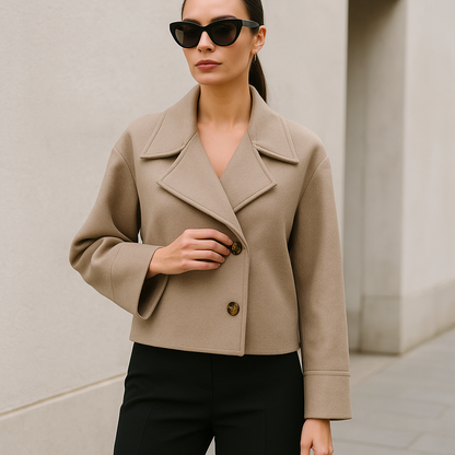Chaqueta Mujer Estilo Chic Invernal