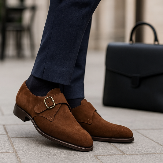 Zapatos Hombre Monk Strap Elegantes - Vestiria