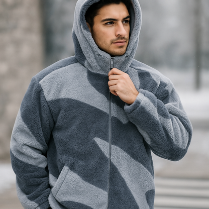 Chaqueta Hombre Piel Afelpada Cálida