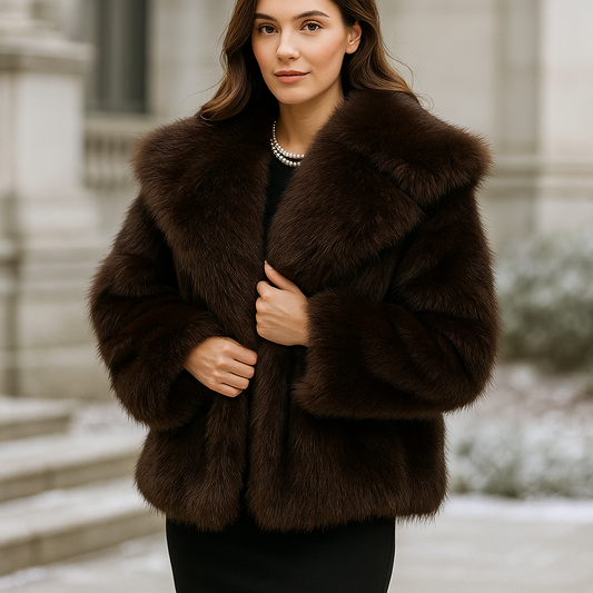 Chaquetón Mujer Peluche Suave Aurélie - Vestiria