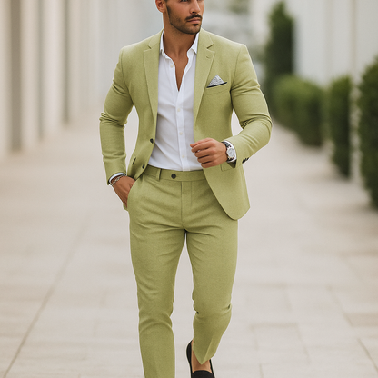 Traje Hombre Clásico Corte Adjustado