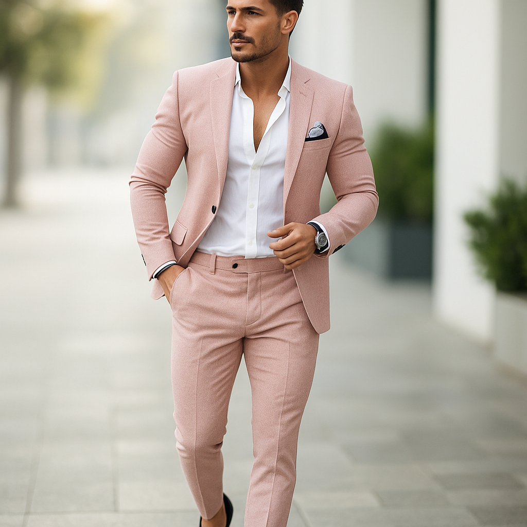 Traje Hombre Clásico Corte Adjustado