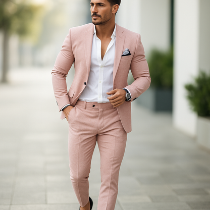 Traje Hombre Clásico Corte Adjustado
