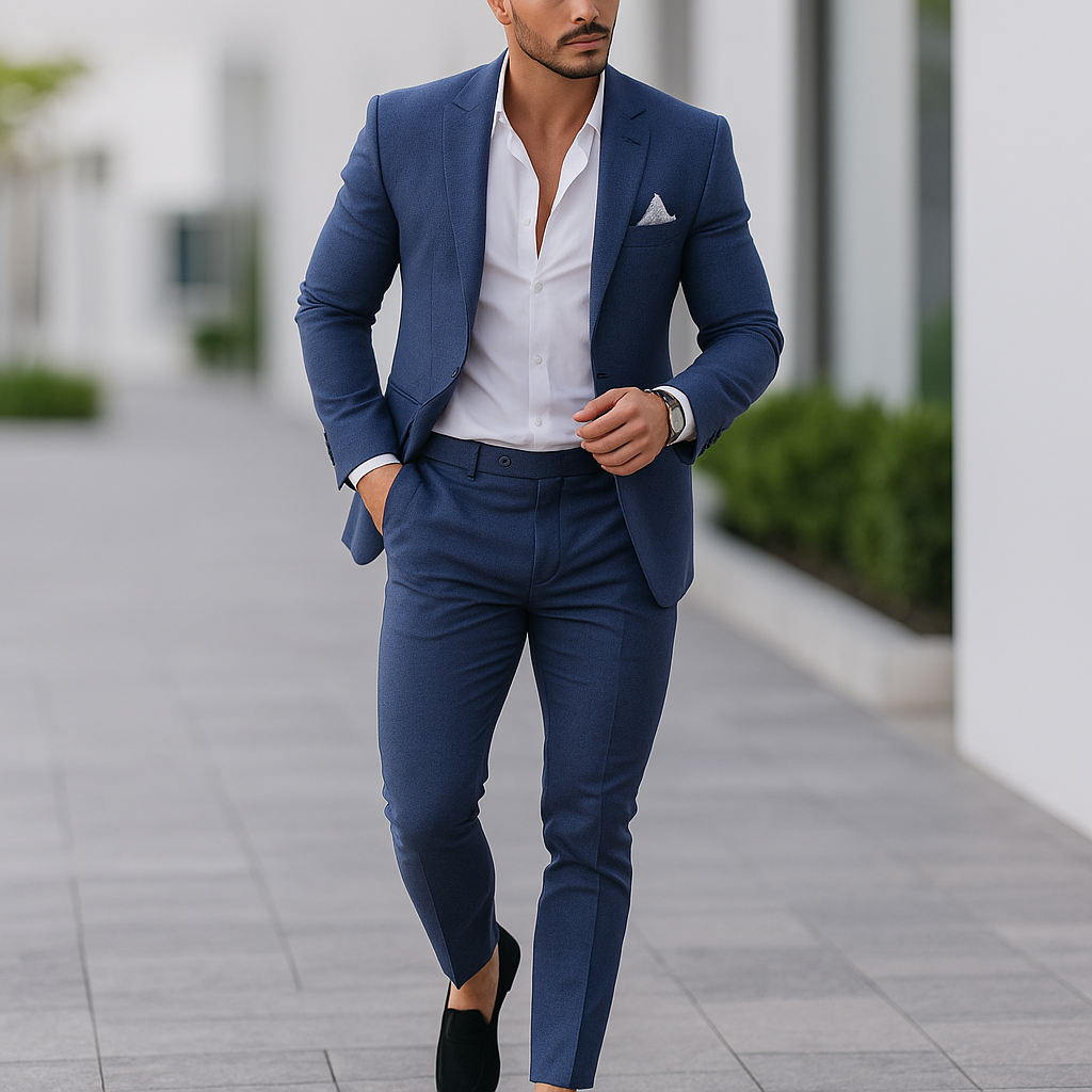 Traje Hombre Clásico Corte Adjustado