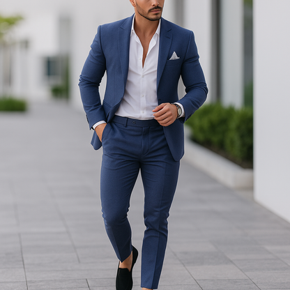 Traje Hombre Clásico Corte Adjustado