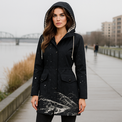 Chaqueta de lluvia mujer impermeable Irvette