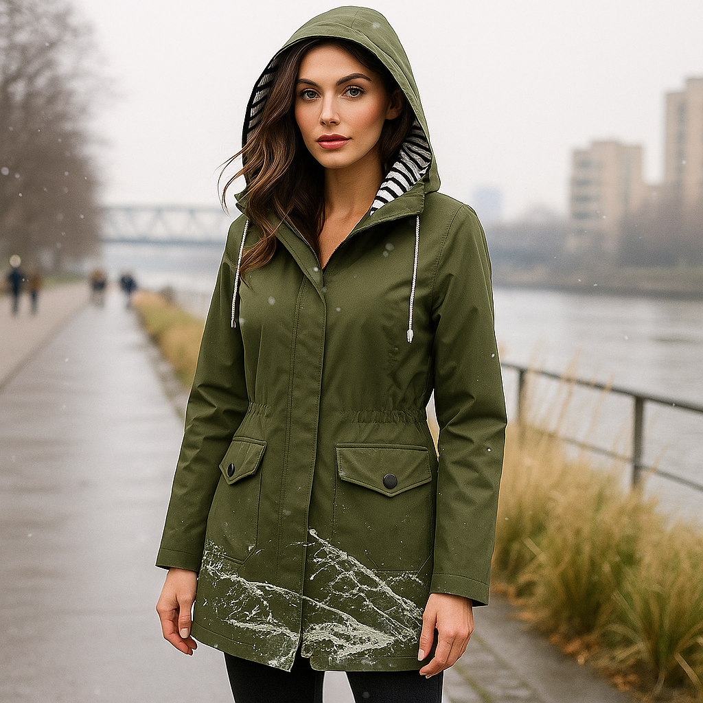 Chaqueta de lluvia mujer impermeable Irvette