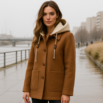 Chaqueta de mujer con capucha acolchada - Vestiria