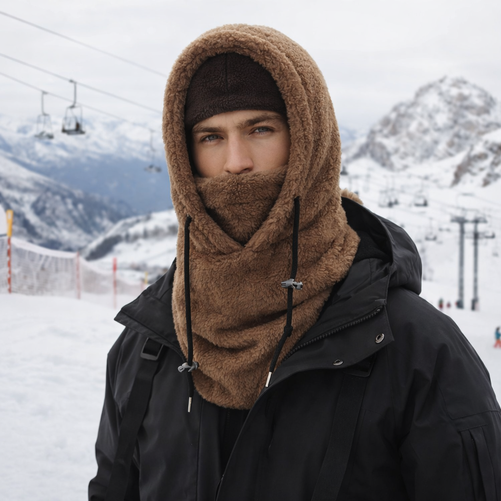 Máscara de nieve forro polar abrigadora
