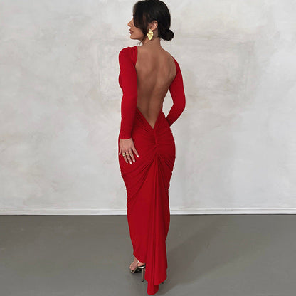 Vestido de Boda Elegante con Espalda Abierta