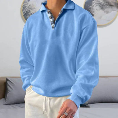 Jersey Hombre Cuadros Relajado
