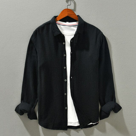 Camisa Clásica Manga Larga Hombre - Vestiria