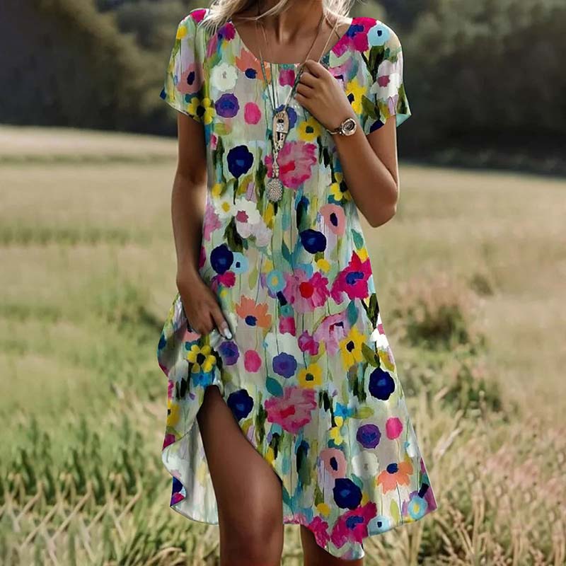 Vestido Mujer Floral Ligero y Aéreo - Vestiria