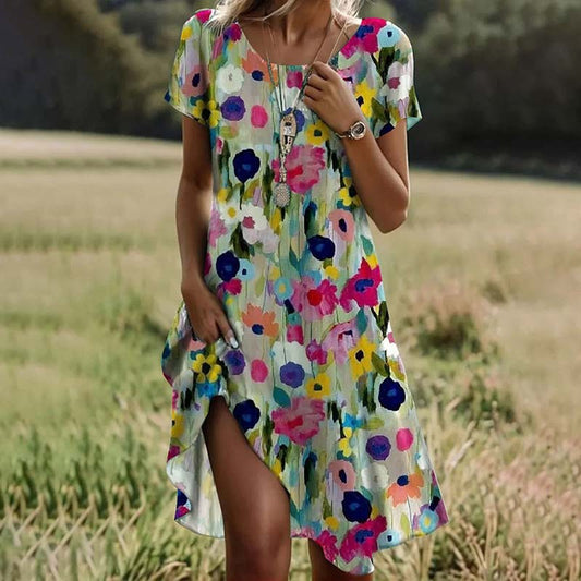 Vestido Mujer Floral Ligero y Aéreo - Vestiria