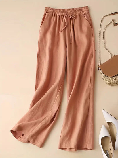 Pantalón Lino Clásico Mujer