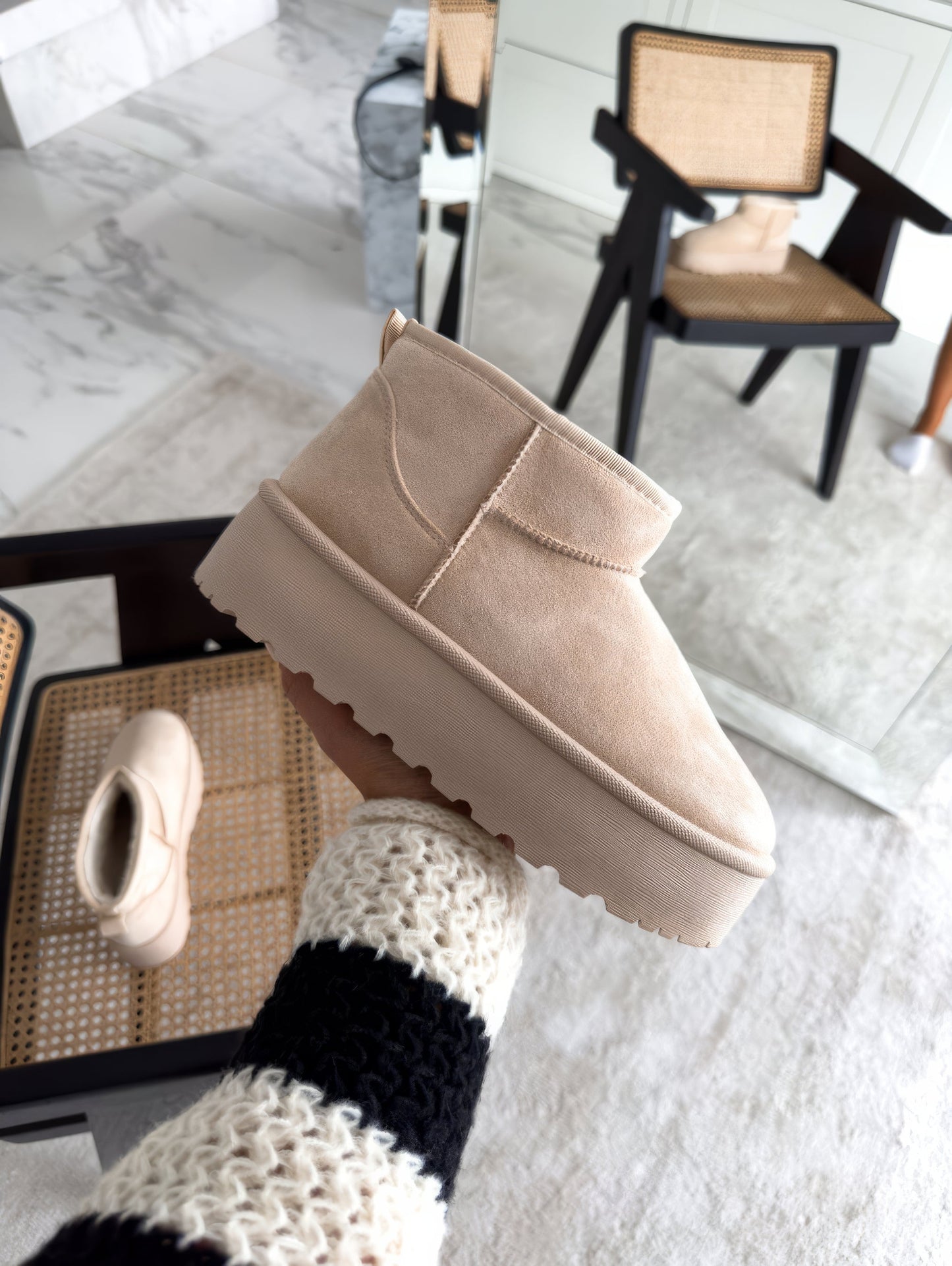 Botas Mujer Plataforma Suela Gruesa Elevadas