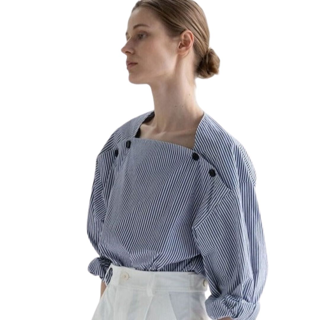 Camisa Clásica Rayas Blancas