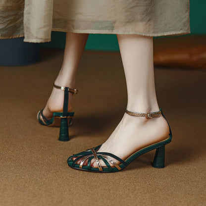 Sandalias de Verano con Tacón Alto Elegantes