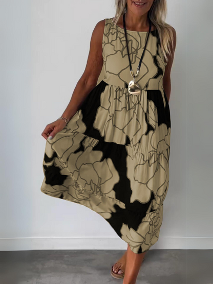 Vestido Florido Estampado Mujer