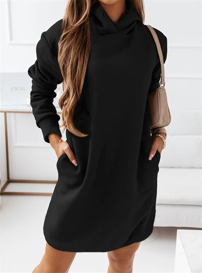 Vestido Sudadera Conforable con Bolsas