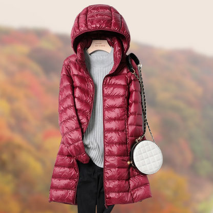 Chaquetón Invierno Mujer Acolchado Slim con Capucha