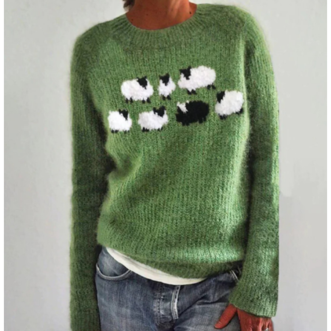Sudadera Mujer Invierno Ovejas Acogedora