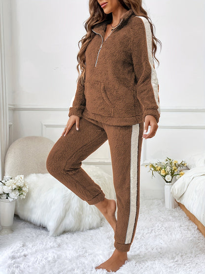 Chaquetón y Pantalón Polar Abribujado Cálido