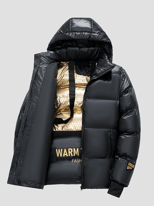 Abrigo Puffer Invierno Grande con Capucha Hombre - Vestiria
