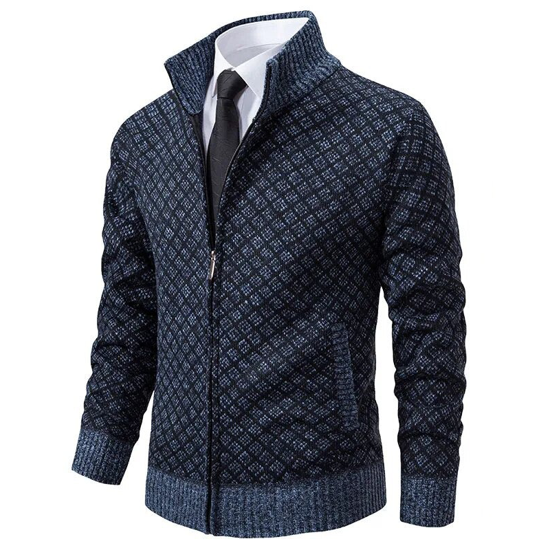 Camiseta Hombre Estampado Clásico Cremallera