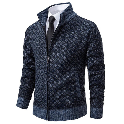 Camiseta Hombre Estampado Clásico Cremallera