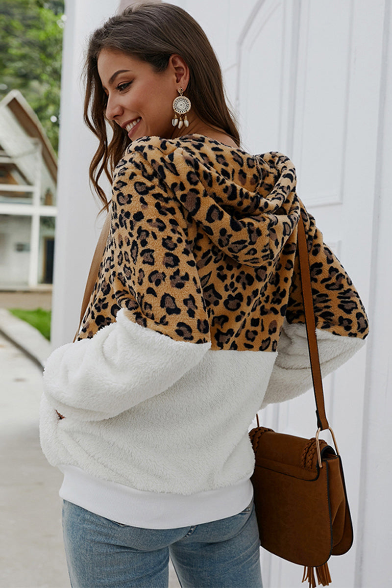 Sudadera Leopardo Abrigo Conforable - Vestiria