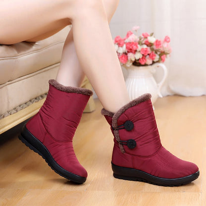 Botas Mujer Acolchadas Invierno Cálidas - Vestiria