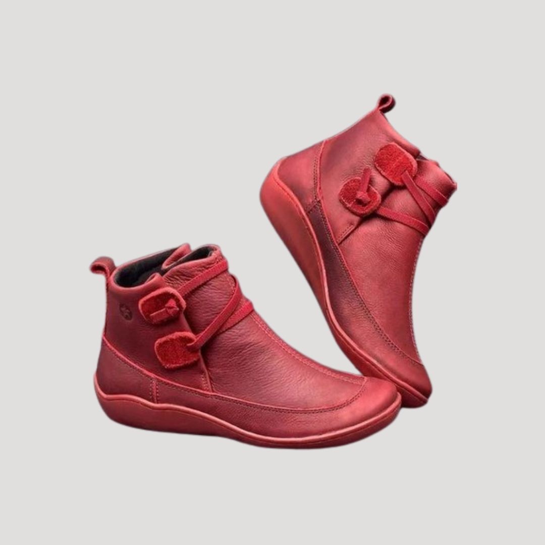 Botas Invierno Mujer Puntera Redonda