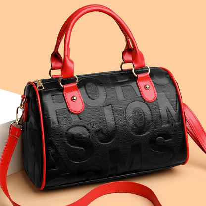 Bolso Mujer Piel Sintética Estampado Relieve Elegante - Vestiria