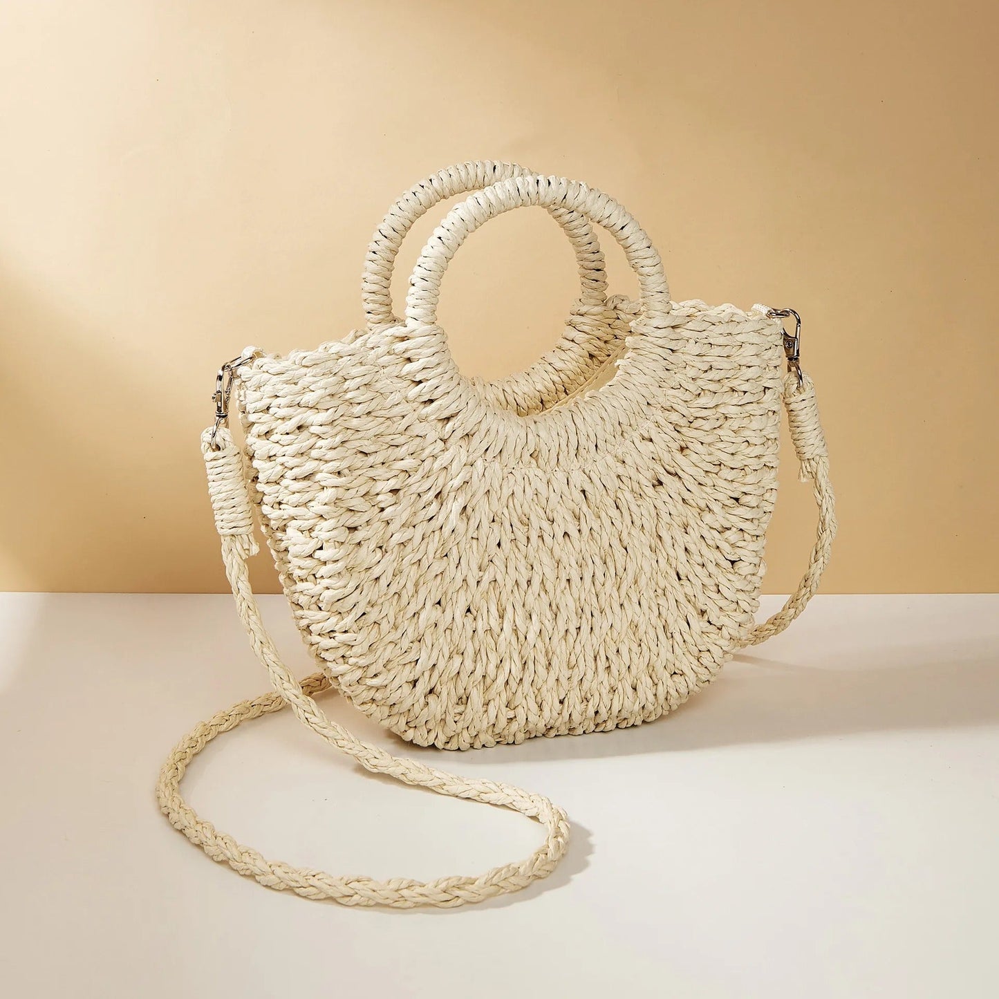 Bolso de playa mujer con asas gruesas