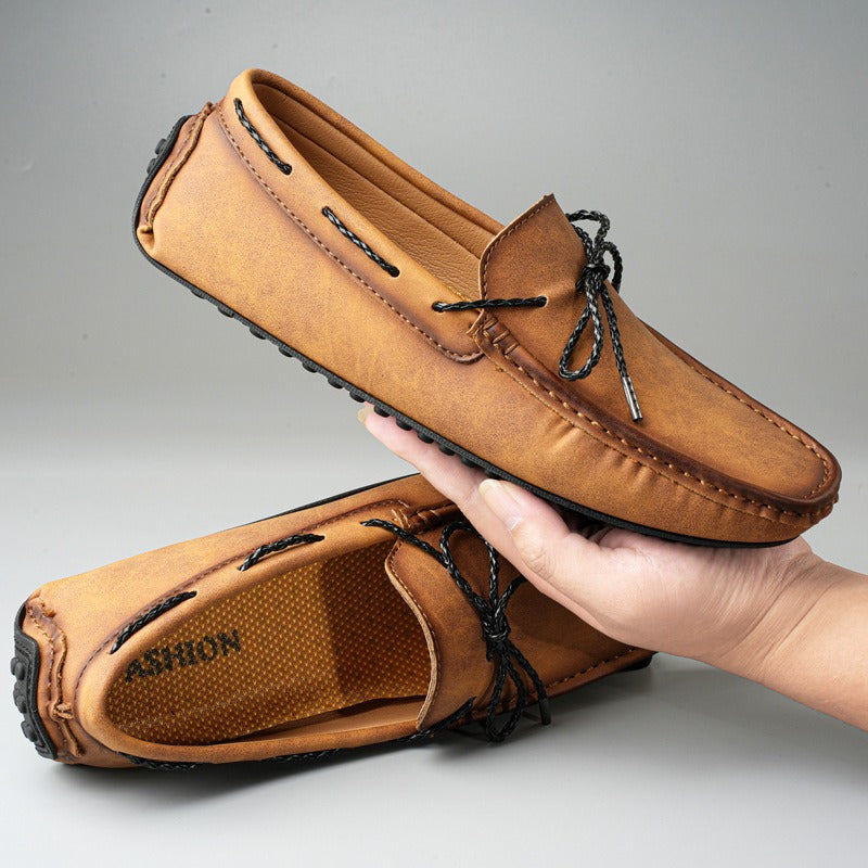Zapatos hombre casual con lazo antideslizantes