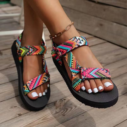 Sandalias de Playa Mujer Estilo Boho Cómodas Verano