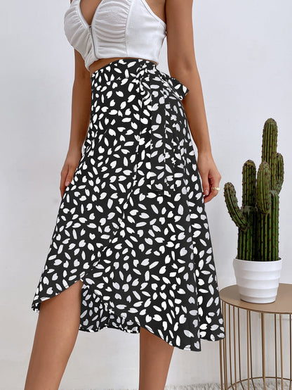 Falda Boho Chic Estampada Mujer Verano