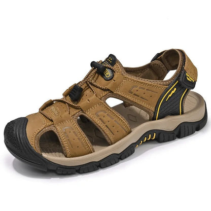 Sandalias Hombre Cuero Ventiladas Dakar