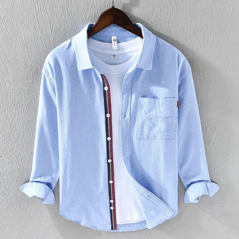 Camisa Hombre Algodón Clásica Casual