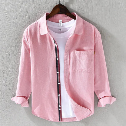 Camisa Hombre Algodón Clásica Casual