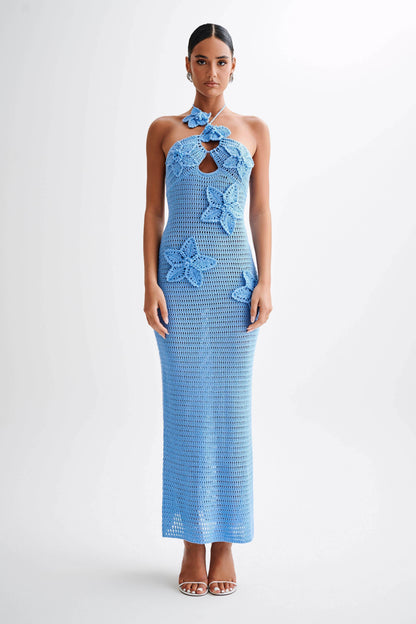Vestido Maxi Boho de Ganchillo