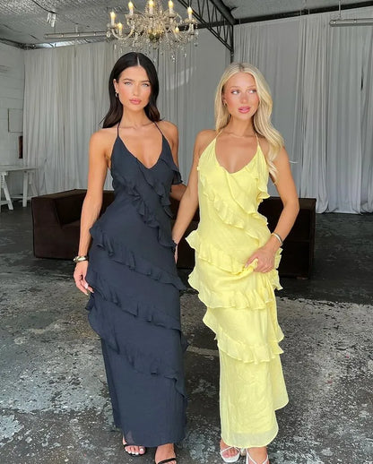 Vestido Largo Elegante de Verano - Vestiria