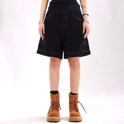 Shorts vaqueros mujer holgados estilo callejero