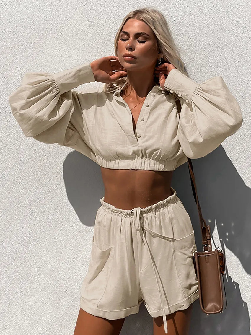 Traje Mujer Minimalista Dos Piezas
