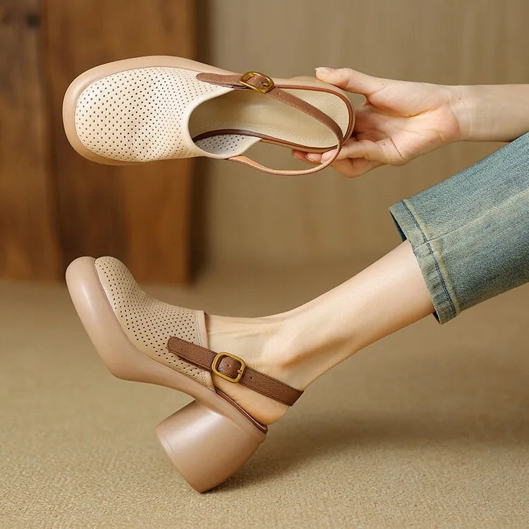 Sandalias Plataforma Cerradas Mujer - Vestiria